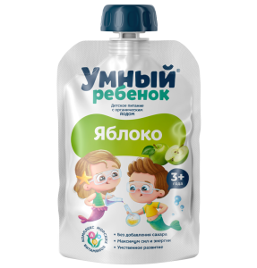 Vertera Умный ребенок, яблоко, 90 г