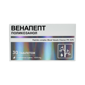 Пептидный комплекс Венапепт, 30 таблеток