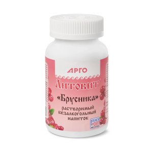 Арго Цеолитовый напиток Брусника, порошок 140 г